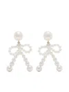 Sophie Bille Brahe Bow Earrings In Neutrals