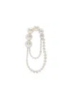 Sophie Bille Brahe 14k Yellow Gold Embrassée De Perle Earrings In White