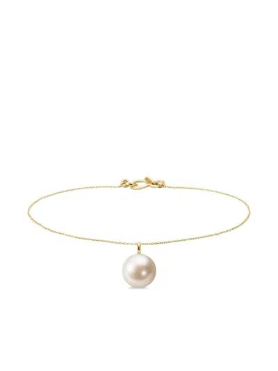 Sophie Bille Brahe 14k Yellow Gold L'adorable À Pied Pearl Anklet