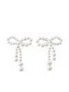 Sophie Bille Brahe 14k Yellow Gold Rosette De Perles Pearl Earrings In White