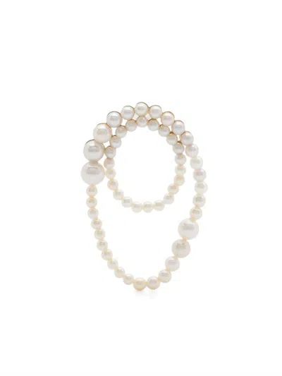 Sophie Bille Brahe 14kt Recycled Yellow Gold Embrassée Single Earring In 金色