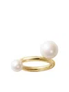 Sophie Bille Brahe 14kt Recycled Yellow Gold La Grace Freshwater Pearl Ring In Gold