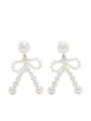 Sophie Bille Brahe Bow Earrings In Neutrals