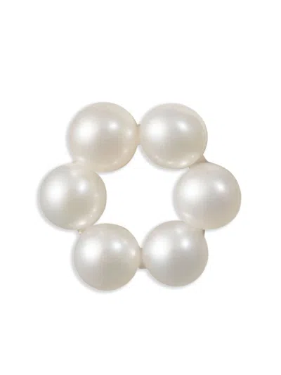 Sophie Bille Brahe 14kt Yellow Gold Petite Luna Pearl Earrings
