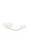 Sophie Bille Brahe Small Yellow Gold And Pearl Stellari Single Left Earring In Gold