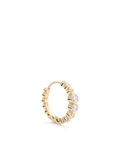 Sophie Bille Brahe 18k Recycled Yellow Gold Ensemble Daisy Diamond Hoop