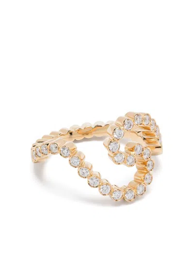 SOPHIE BILLE BRAHE 18K RECYCLED YELLOW GOLD GAIA ENSEMBLE DIAMOND RING