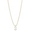 Sophie Bille Brahe 18k Recycled Yellow Gold Missy Initial S Necklace