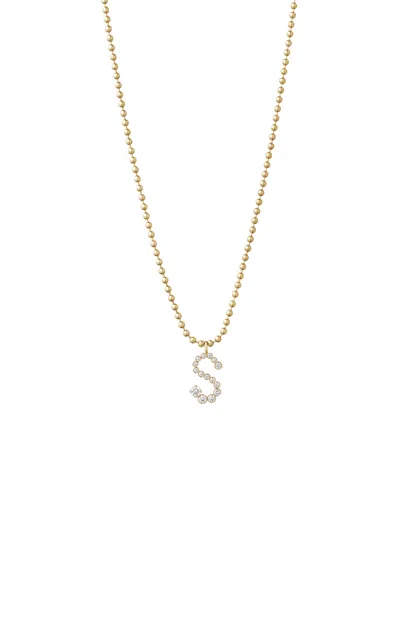 Sophie Bille Brahe 18k Recycled Yellow Gold Missy Initial S Necklace