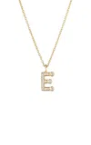 Sophie Bille Brahe 18k Recycled Yellow Gold Simple Initial Necklace