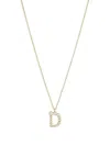 Sophie Bille Brahe 18k Recycled Yellow Gold Soprano D Diamond Necklace In Gold