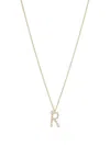 Sophie Bille Brahe 18k Recycled Yellow Gold Soprano R Diamond Necklace In Gold
