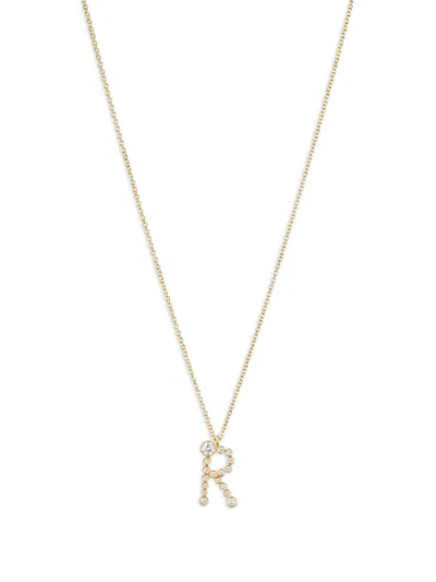 Sophie Bille Brahe 18k Recycled Yellow Gold Soprano R Diamond Necklace