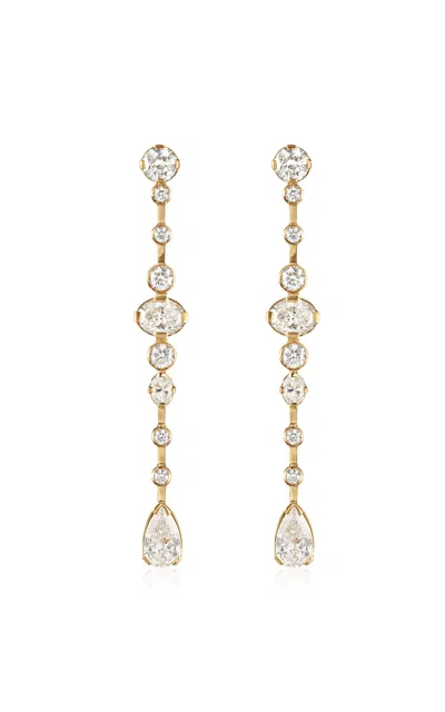 Sophie Bille Brahe 18k Recycled Yellow Gold Starry Earrings In Gold
