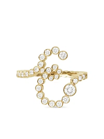 SOPHIE BILLE BRAHE 18K YELLOW GOLD ENSEMBLE E DIAMOND RING