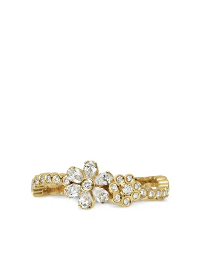 Sophie Bille Brahe 18k Yellow Gold Fleur Diamond Ring