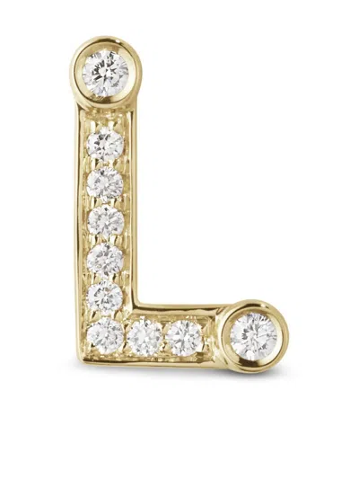 Sophie Bille Brahe 18k Yellow Gold B Diamond Earring