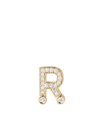 Sophie Bille Brahe 18kt Petite R Gelbgoldohrstecker In Gold