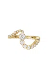 Sophie Bille Brahe 18kt Recycled Yellow Gold Ocean Ensemble Diamant Diamond Ring In Gold