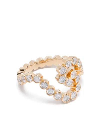 Sophie Bille Brahe 18k Recycled Yellow Gold Gaia Ensemble Diamond Ring