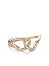 Sophie Bille Brahe 18kt Recycled Yellow Gold Ribbon Diamond Ring In Gold