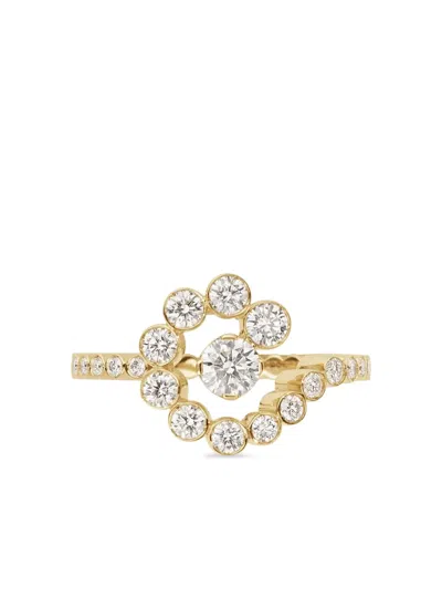 Sophie Bille Brahe 18kt Recycled Yellow Gold Snail Diamond Ring