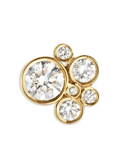 Sophie Bille Brahe 18kt Bisou Gelbgoldohrring Mit Diamant In Yellow
