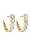 Sophie Bille Brahe 18kt Yellow Gold Diamond Hoop Earrings In Gold