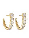 Sophie Bille Brahe 18kt Yellow Gold Diamond Hoop Earrings In Gold
