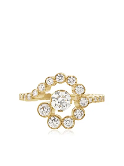 Sophie Bille Brahe 18k Yellow Gold Escargot De Diamant Diamond Ring