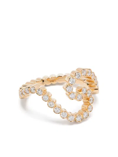 SOPHIE BILLE BRAHE 18KT YELLOW GOLD GAIA ENSEMBLE DIAMOND RING