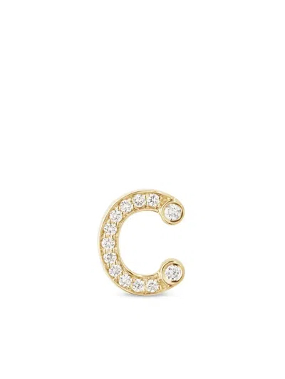 Sophie Bille Brahe 18kt Petite C Gelbgoldohrstecker In Gold