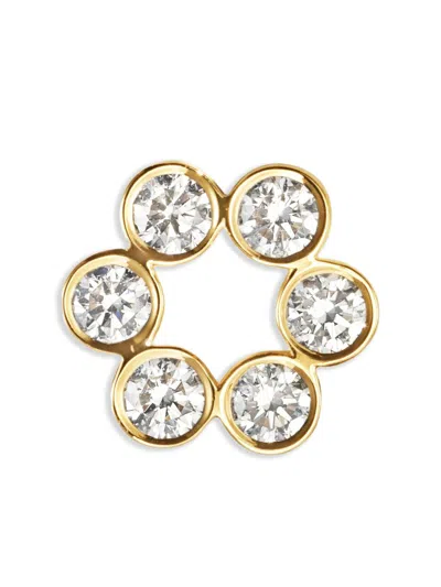 Sophie Bille Brahe 18kt Yellow Gold Petite Luna Diamond Earrings