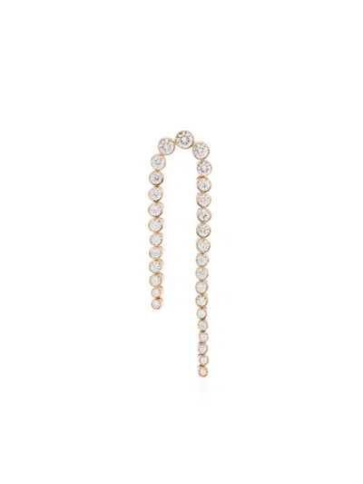 SOPHIE BILLE BRAHE 18KT YELLOW GOLD PETITE SANDRO NUIT DIAMOND SINGLE EARRING