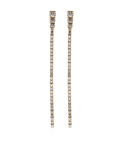 Sophie Bille Brahe 18kt Yellow Gold Rozona Diamond Drop Earrings