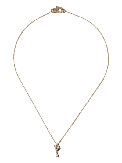 Sophie Bille Brahe 18kt Yellow Gold Splash Diamond Necklace