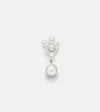 Sophie Bille Brahe Amis Fleur 14kt Gold Single Earring With Freshwater Pearls In Metallic