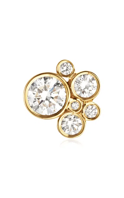 Sophie Bille Brahe Bisou Diamant 18k Yellow Gold Single Earring