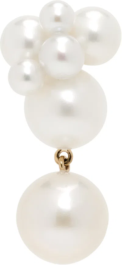 Sophie Bille Brahe Bisou Perle Single Earring In White