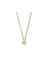 Sophie Bille Brahe Diamond Heart-shaped Pendant Necklace In Gold