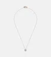 Sophie Bille Brahe Cosmos Simple 18kt Gold Pendant Necklace With Diamonds In Gold