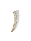 Sophie Bille Brahe 18k Yellow Gold Croissant De Lune Diamond Earring In 金色
