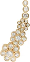 Sophie Bille Brahe Croissant Fleur Single Earring In Gold