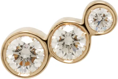 Sophie Bille Brahe Croissant Trois Single Earring In Gold