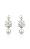 SOPHIE BILLE BRAHE DORA 14K YELLOW GOLD PEARL EARRINGS