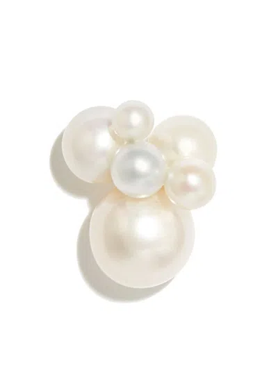 Sophie Bille Brahe 14kt Yellow Gold Bisou Stud Earring