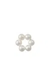Sophie Bille Brahe 14kt Yellow Gold Petite Luna Pearl Earrings In Metallic