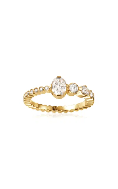 Sophie Bille Brahe Ensemble De Sky 18k Yellow Gold Diamond Ring