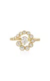 Sophie Bille Brahe Escargot De Diamant 18k Yellow Gold Diamond Ring