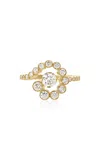 Sophie Bille Brahe 18k Yellow Gold Escargot De Diamant Diamond Ring In Gold